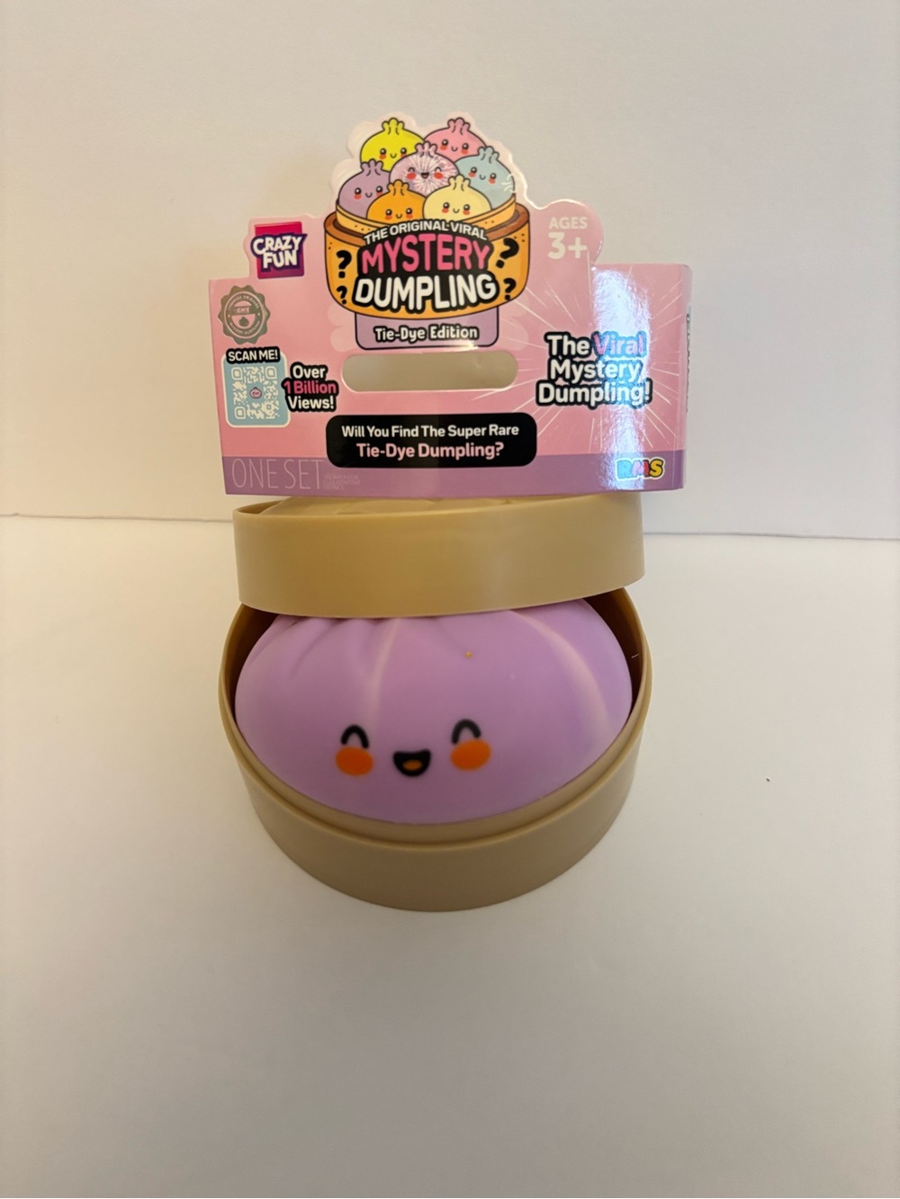 CONFIRMED RARE Tie Dye Dumpling New Series RMS Official Slow Rising Squishy